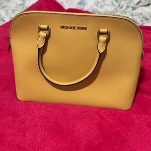 Michael Kors Yellow Satchel